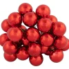 Clearance 6.75" Shiny Red Shatterproof Ball Ornament Christmas Pick Sprays, Picks & Branches