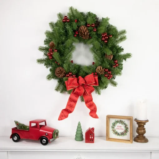 Clearance 6.75" Shiny Red Shatterproof Ball Ornament Christmas Pick Sprays, Picks & Branches