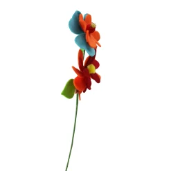 Discount 21.75" Vibrantly Colored Double Flower Christmas Spray Sprays, Picks & Branches