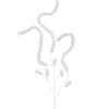 Clearance 52" White and Silver Glittered Weeping Christmas Pine Spray Sprays, Picks & Branches