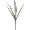 25" White Glittered Artificial Foxtail Christmas Spray Sprays, Picks & Branches
