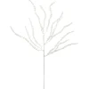 Discount 27" White Glittered Weeping Christmas Spray Sprays, Picks & Branches