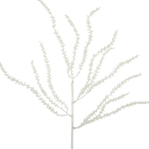Discount 27" White Glittered Weeping Christmas Spray Sprays, Picks & Branches