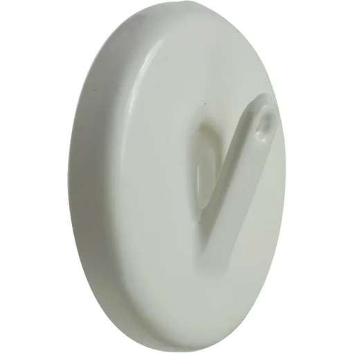 Sale 2.75" White Magnetic Christmas Wreath Hanger Wreath Storage & Accessories