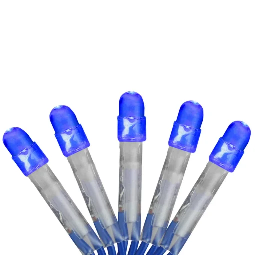 Online 2' x 8' Blue LED Net Style Tree Trunk Wrap Christmas Lights - Blue Wire Novelty