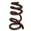 Sale 30' x 0.4" Brown Glitter Enchanted Forest Wired Tube Artificial Christmas Garland - Unlit Pre Decorated