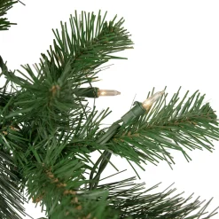 Online 9' x 12" Green Pre-Lit Beaver Pine Artificial Christmas Garland, Clear Lights Pre Lit