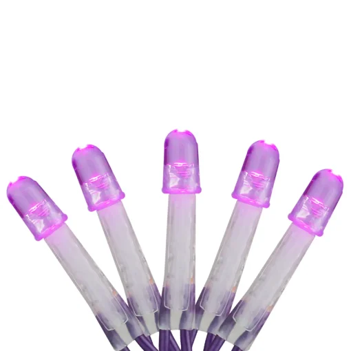 Best 2' x 8' Purple LED Tree Trunk Wrap Christmas Net Lights - Purple Wire Novelty