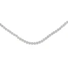 15' x .25" White Pearl Beaded Christmas Garland Beaded