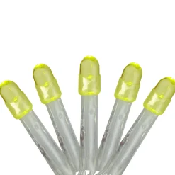 Best 2' x 8' Yellow LED Net Style Tree Trunk Wrap Christmas Lights - Clear Wire Novelty