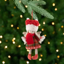 New Angel Girl with Glittered Wings Christmas Ornament - 8.5" Angels & Cherubs