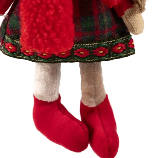 Clearance Angel Girl with Knitted Winter Hat Christmas Ornament - 8.5" Angels & Cherubs