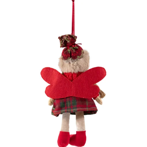 Clearance Angel Girl with Knitted Winter Hat Christmas Ornament - 8.5" Angels & Cherubs