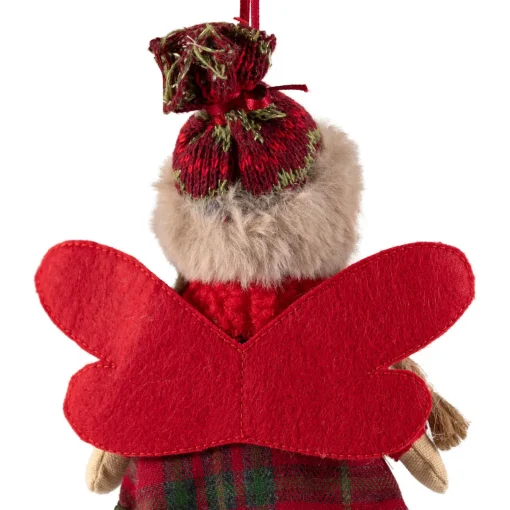 Clearance Angel Girl with Knitted Winter Hat Christmas Ornament - 8.5" Angels & Cherubs