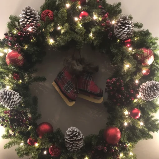 New Artificial Christmas Wreath - 48" - Canadian Pine - Unlit Unlit