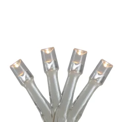 Online Battery Operated LED Christmas - Warm White - 5' Silver Wire - 15ct Battery Operated