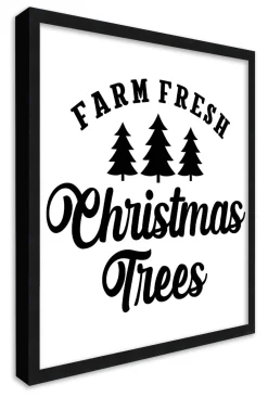 New Black and White Christmas Trees 15.5