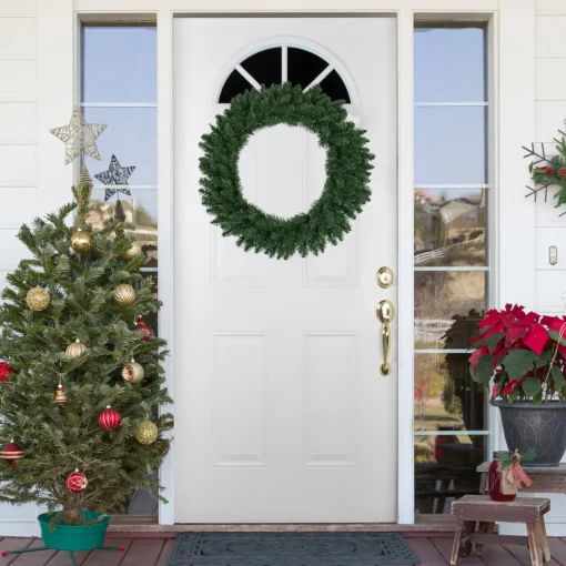 Discount Buffalo Fir Artificial Christmas Wreath - 30" - Unlit Unlit