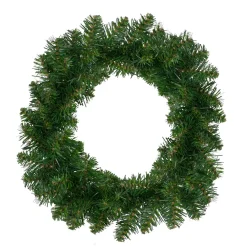 New Buffalo Fir Artificial Christmas Wreath, 16"- Unlit Unlit