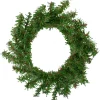 Hot Canadian Pine Artificial Christmas Wreath - 8" - Unlit Unlit