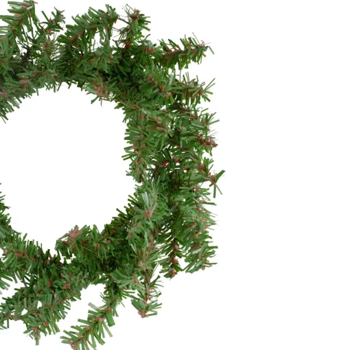 Hot Canadian Pine Artificial Christmas Wreath - 8" - Unlit Unlit