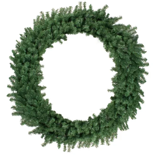 Clearance Canadian Pine Commercial Size Artificial Christmas Wreath - 5' - Unlit Unlit