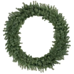 Clearance Canadian Pine Commercial Size Artificial Christmas Wreath - 5' - Unlit Unlit