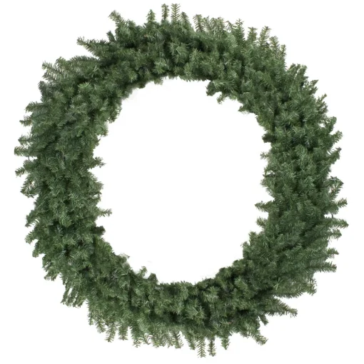 Clearance Canadian Pine Commercial Size Artificial Christmas Wreath - 5' - Unlit Unlit