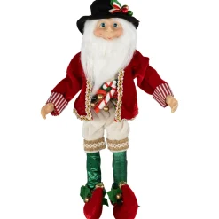 Discount Candy Cane Elf Christmas Figure - 14" Elves & Fairies
