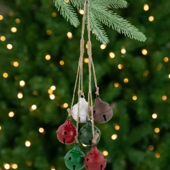 Best Cascading Christmas Jingle Bell Ornaments - 13.5" - Set of 2 Finials|Pendants