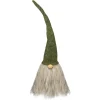 Outlet Christmas Gnome Figure with Long Pointy Hat - 14" - Green Gnomes