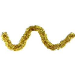 Best Christmas Tinsel Foil Christmas Garland - 50' x 2.5" - Gold - Unlit Commercial