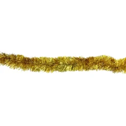 Best Christmas Tinsel Foil Christmas Garland - 50' x 2.5" - Gold - Unlit Commercial