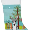 Best Christmas Tree and Italian Greyhound Christmas Stocking BB1608CS Stockings