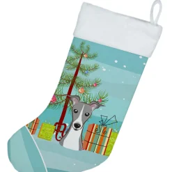 Best Christmas Tree and Italian Greyhound Christmas Stocking BB1608CS Stockings