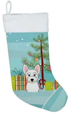 Clearance Christmas Tree and Westie Christmas Stocking BB1598CS Stockings