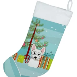 Clearance Christmas Tree and Westie Christmas Stocking BB1598CS Stockings