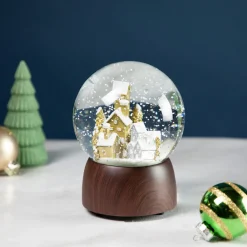 Christmas Village in the Woods Musical Snow Globe - 6.5" Snow Globes