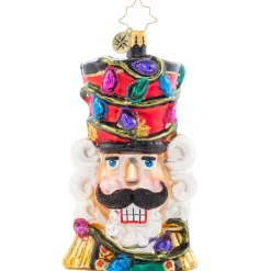 Bright Light Nutcracker Glass Christmas Ornament 1021662 Collectibles