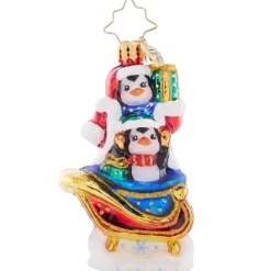 Silliest Sleigh Ride Gem Glass Christmas Ornament 1021405 Collectibles