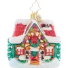 The Coziest Cottage Gem Glass Christmas Ornament 1021425 Collectibles