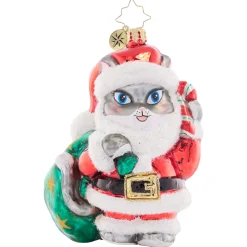 New Very Meow-Y Christmas Glass Ornament 1021506 Collectibles