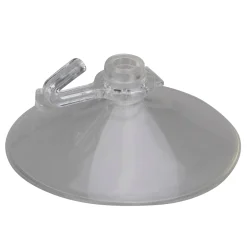 New Club Pack of 20 Mini Clear Hanging Christmas Suction Cup Hooks 1" Storage