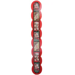 Clearance Club Pack of 144 Red and White Teddy Bear Christmas Wall Card Displays 42" Door