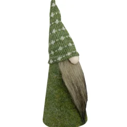 Sale Cone Gnome Christmas Figure - 9" - Green and White Gnomes
