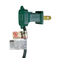 Online 100-Count Clear Perm-O-Snap Mini Christmas Light Set, 49.3ft Green Wire Incandescent