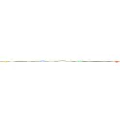 Discount 50-Count Multicolor LED Micro Fairy Christmas Lights - 16ft, Copper Wire Fairys