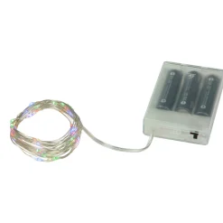 Discount 50-Count Multicolor LED Micro Fairy Christmas Lights - 16ft, Copper Wire Fairys