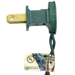 Outlet 50-Count Purple Mini Christmas Light Set, 24.5ft Green Wire Incandescent