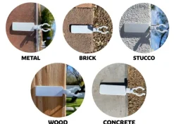 Outlet 25ct Anywhere Outdoor Sticky Adhesive Clips Accessories